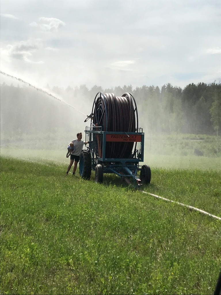 vanning av åker